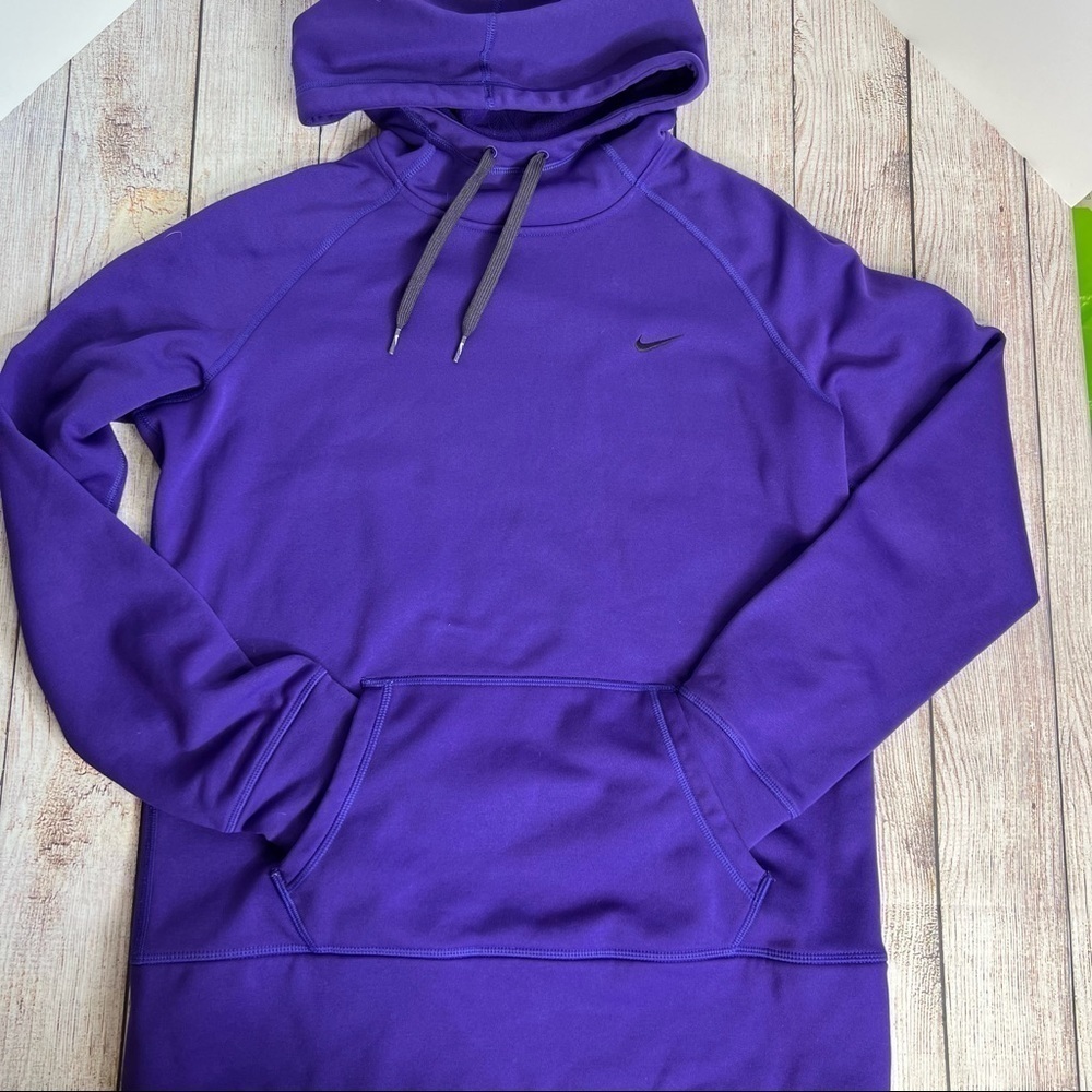 NIKE Therma Fit Pullover Large Purple